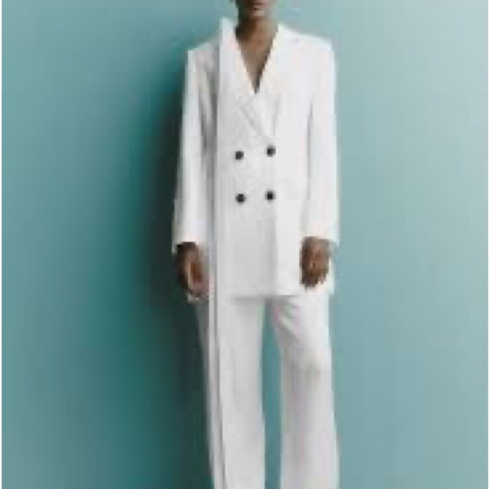 ZARA NWT SATIN EFFECT LONG BLAZER 8396 / 550 / 250